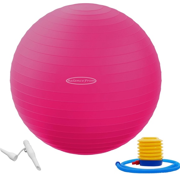 22” Yoga Ball, Anti-Burst and Slip Resistant - Picture 1 of 2